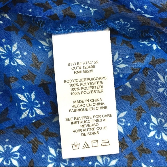 KUT from the Kloth Blue Diamond Jasmine Blouse - Picture 7 of 11